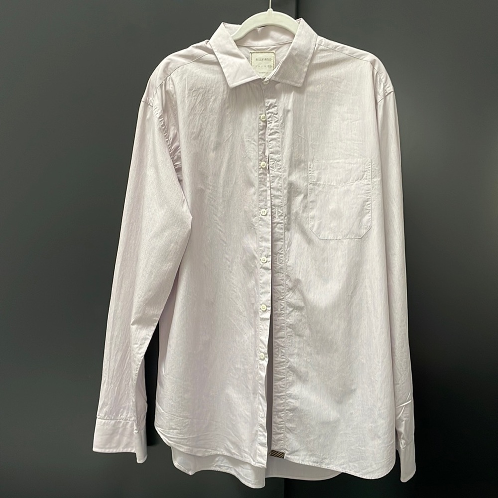 Mens Billy Reid long sleeved button down
